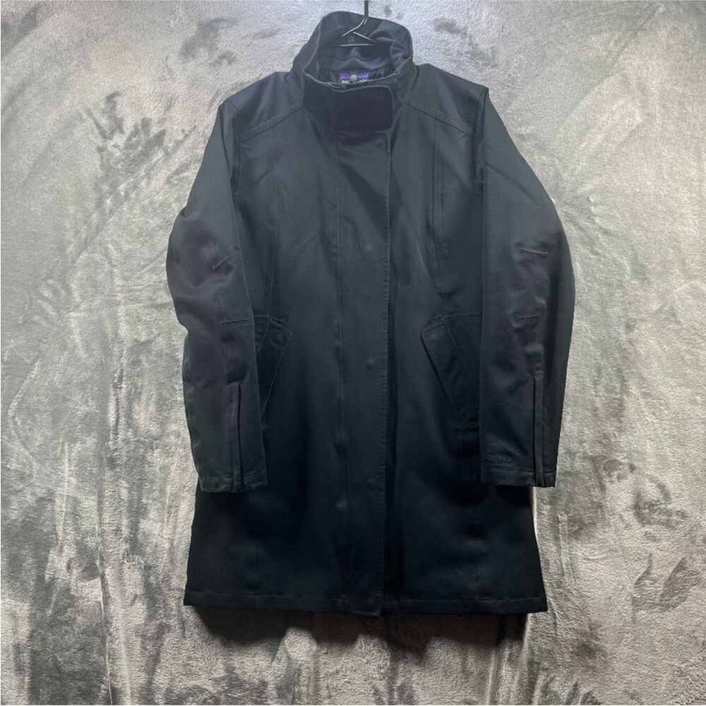 Patagonia H2no Hooded Lined Jacket Women's Size Small Full Zip Black Waterproof